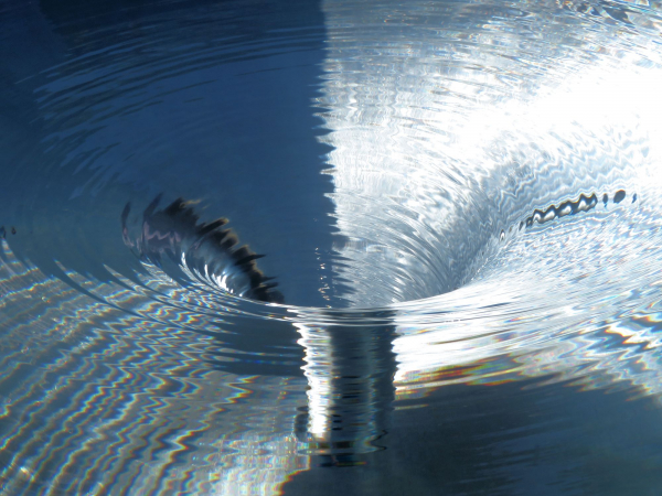 'Water Feature With A Twist' by Ian Weatherley of Witham & District (Essex) u3a